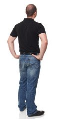 man back view