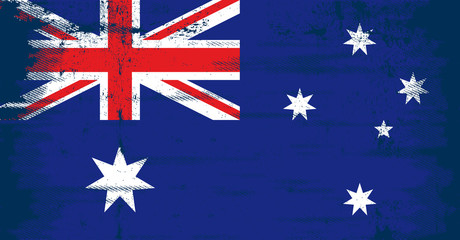 Australian grunge flag