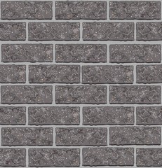 Fototapeta premium Wall from a facing gray brick.