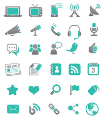 Media and Communication Icons