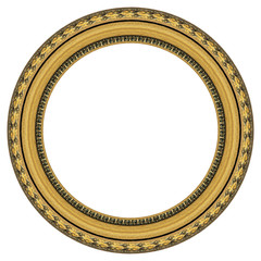 Oval gold picture frame - 31888306