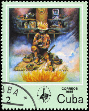 CUBA - CIRCA 1985 Shaman