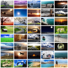 viaggiare collage