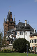 Schloss und Schlossturm in Weinheim