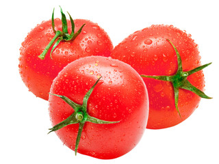 Tomato isolated on white background