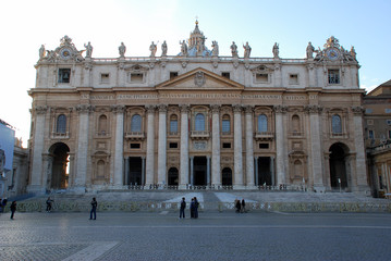 Fototapeta na wymiar Roma - Basilica di San Pietro in Vaticano