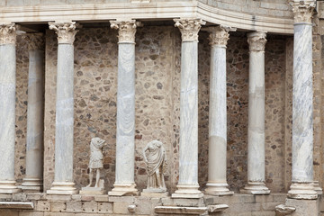 Naklejka premium Detalle anfiteatro de Mérida