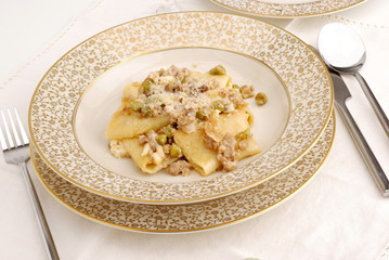 PRIMO DI PASTA CON BESCIAMELLA E CARNE