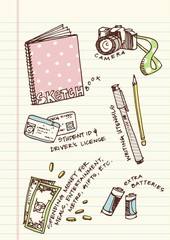 Cute Doodle Study Tour part 1