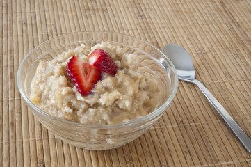 Banana Millet Breakfast Pudding