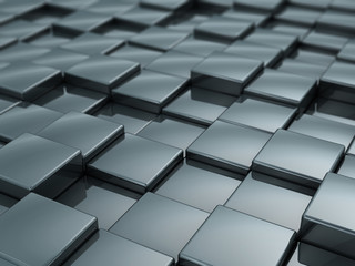 Steel cube background