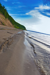 Riverside of river Volga