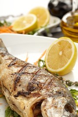 fish with lemon
