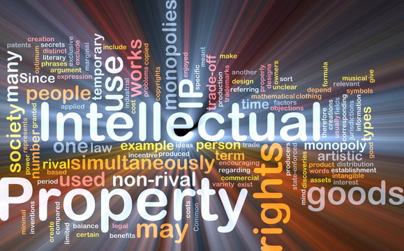 Intellectual property background concept