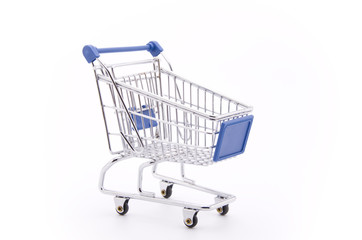Shopping cart (isolated on white)