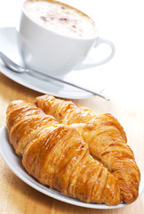 croissants and coffee