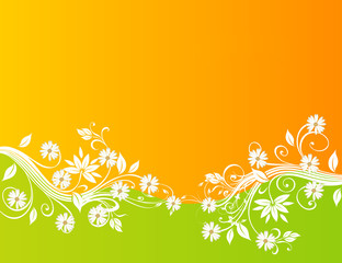 Abstract floral background design