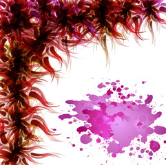 Obraz premium Abstract flower Vector digital design