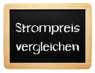 Obraz premium Strompreis vergleichen und Energiekosten senken