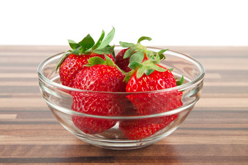 Erdbeeren in einer Schale