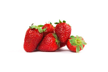 Erdbeeren freigestellt