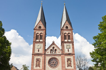 Fototapeta na wymiar Bonifatiuskirche in Heidelberg