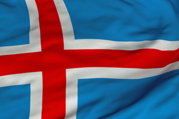 Fototapeta premium Icelandic Flag
