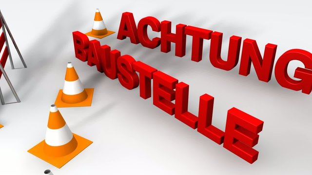 Achtung Baustelle