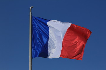 Naklejka na ściany i meble Flaga francuski