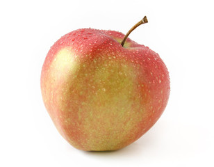 Fresh apple on white background