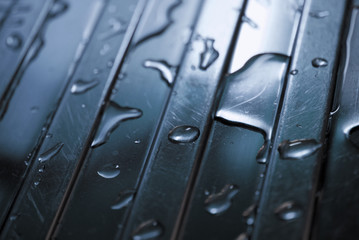 Water Drops on Metal Surface