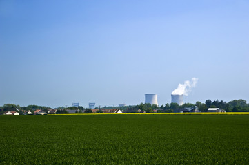 Centrale nucléaire en ville