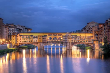 Foto op Plexiglas Ponte Vecchio Brug in Florence, Italië