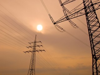 Hochspannungsleitungen