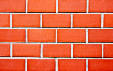 Fototapeta na wymiar Red ceramic wall