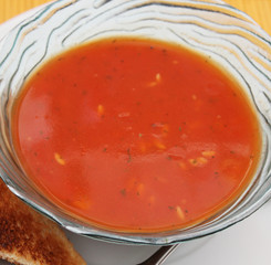 Tomatensuppe mit Reis