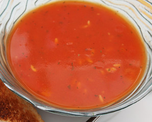 Tomatensuppe mit Reis
