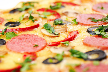Pizza background