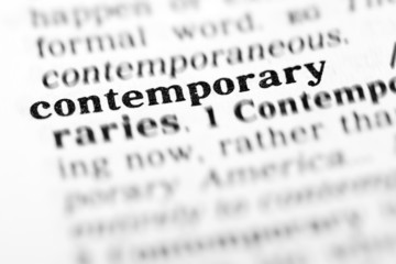 Fototapeta premium contemporary (the dictionary project)