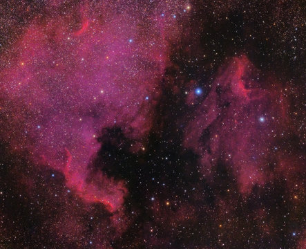North America and Pelican Nebula