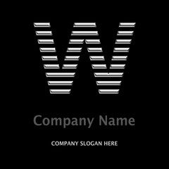 Logo Company W SILBER