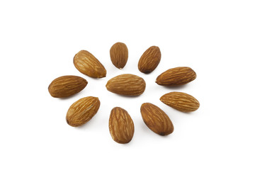 Beautiful flower from almonds