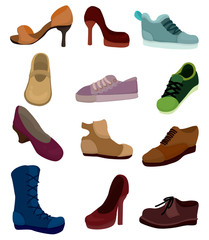 cartoon shoes icon