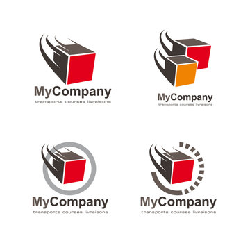 logo entreprise, transport, colis, messagerie