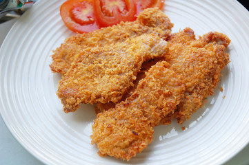 image of pork chop on plate