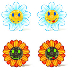 Smiling flowers