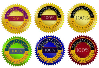Satisfaction guarantee seal