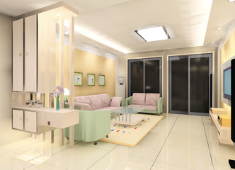 a modern living room design