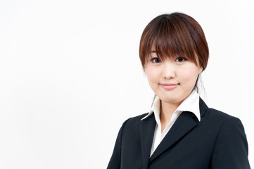 a portrait of beautiful asian businesswoman