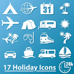 17 Urlaub Icons